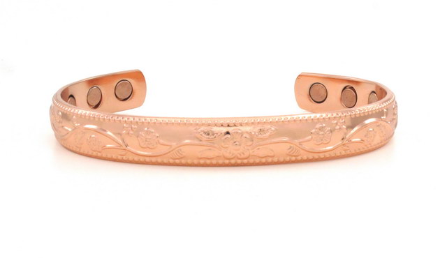 Magnetic Solid Copper Bangle - BG50C
