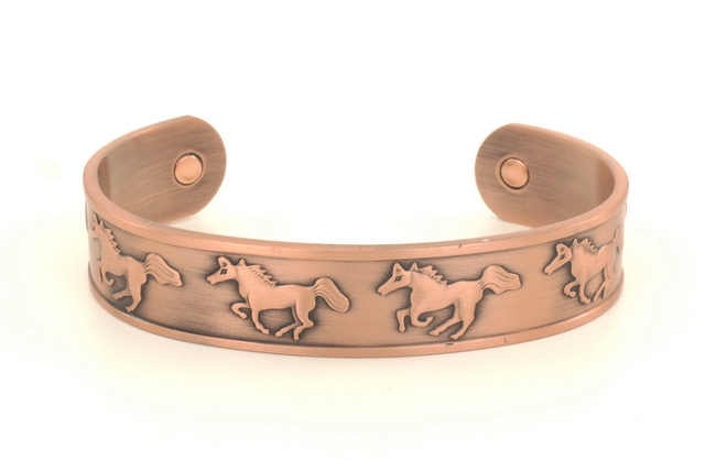 Magnetic Solid Copper Bangle - BG53C