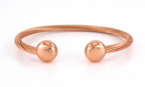 (Medium) Magnetic Solid Copper Bangle – BG54CM