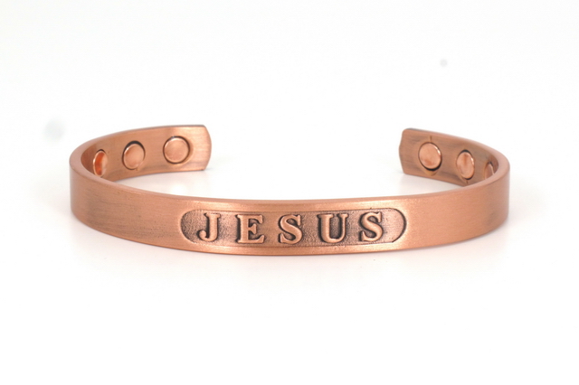 Magnetic Solid Copper Bangle - BG55C