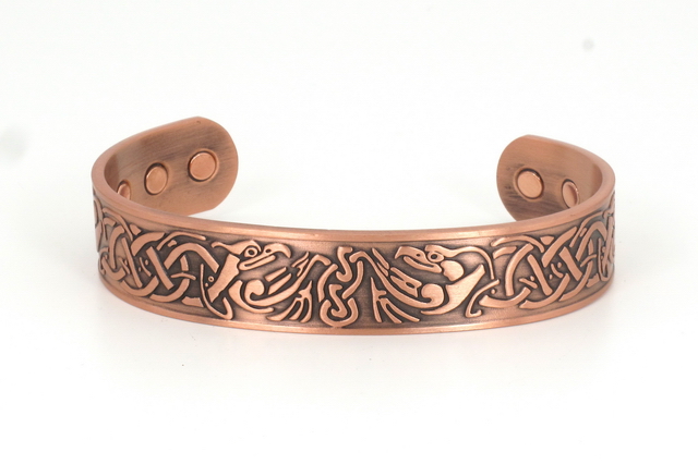 Magnetic Solid Copper Bangle - BG56C