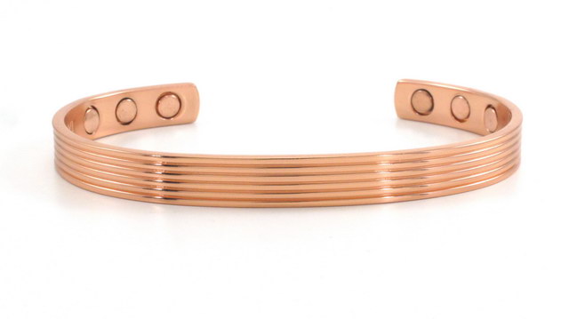 Magnetic Solid Copper Bangle - BG61C