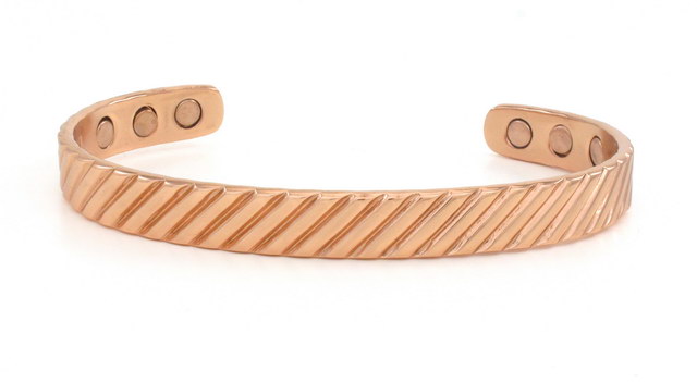 Magnetic Solid Copper Bangle - BG64C