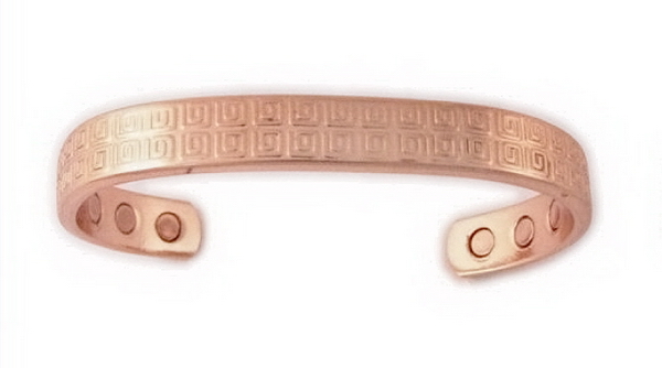 Magnetic Solid Copper Bangle - BG6C