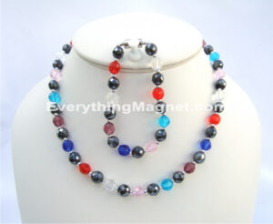 Magnetic Beaded Necklace Bracelet Set – BNB1