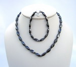 Beaded magnetic necklaces
