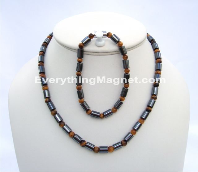Magnetic Beaded Necklace Bracelet Set – BNB12