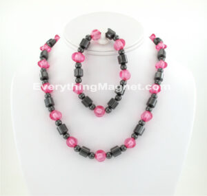 Magnetic Beaded Necklace Bracelet Set – BNB30