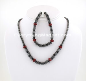 Magnetic Beaded Necklace Bracelet Set – BNB34