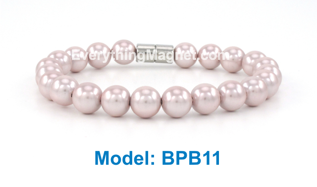 High Power Magnetic Beaded Pearl Bracelet - BPB11