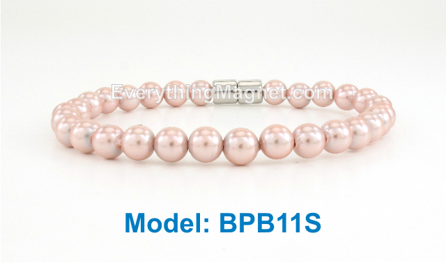 High Power Magnetic Beaded Pearl Bracelet - BPB11S