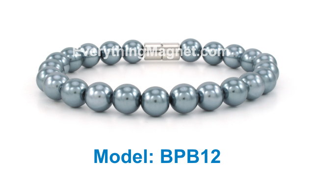 High Power Magnetic Beaded Pearl Bracelet - BPB12