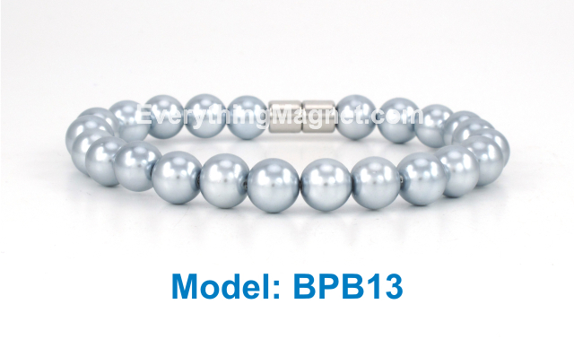 High Power Magnetic Beaded Pearl Bracelet - BPB13