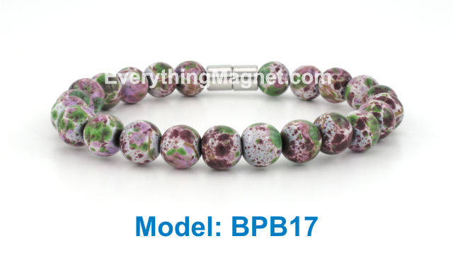 High Power Magnetic Beaded Pearl Bracelet - BPB17