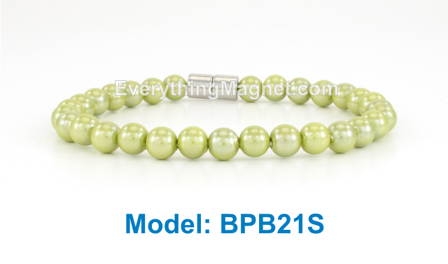 High Power Magnetic Beaded Pearl Bracelet - BPB21S