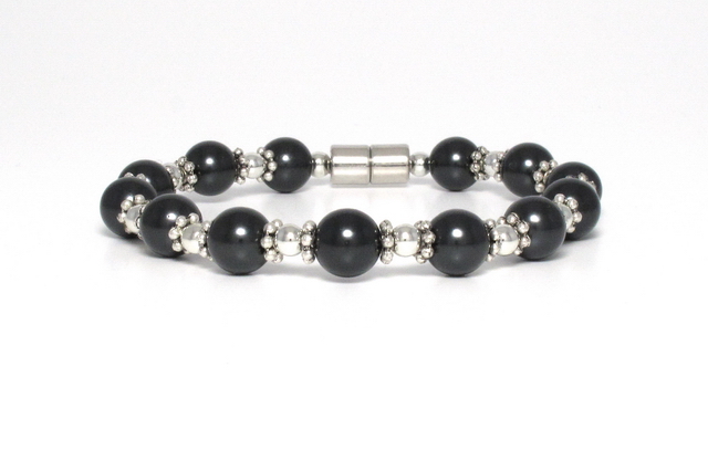 Magnetic Beaded Pearls Necklace - BPB22