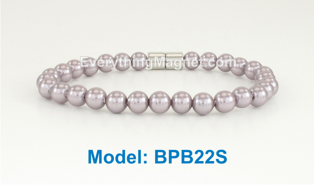 High Power Magnetic Beaded Pearl Bracelet - BPB22S