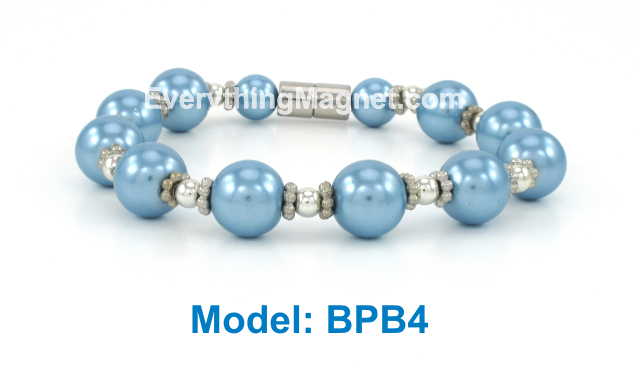 High Power Magnetic Beaded Pearl Bracelet - BPB4