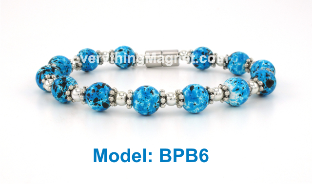 High Power Magnetic Beaded Pearl Bracelet - BPB6