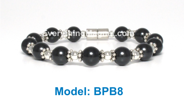 High Power Magnetic Beaded Pearl Bracelet - BPB8