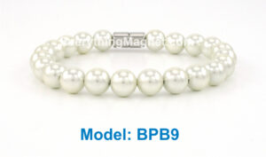 High Power Magnetic Beaded Pearl Bracelet – BPB9