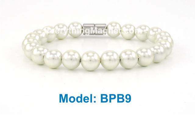 High Power Magnetic Beaded Pearl Bracelet - BPB9