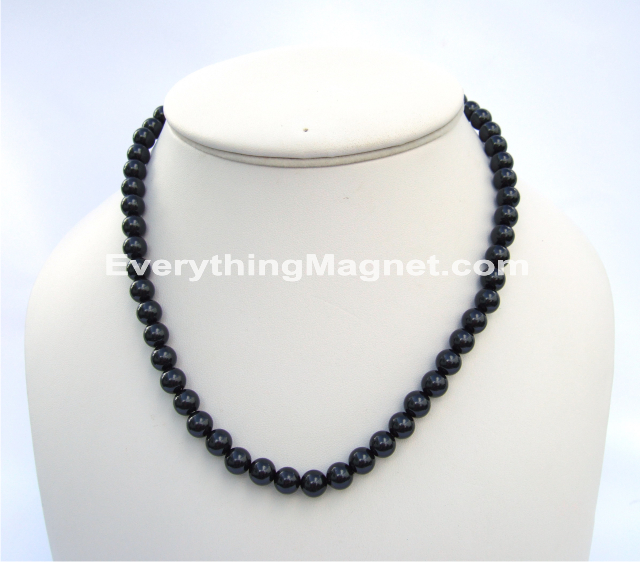 Magnetic Beaded Pearls Necklace - BPN10
