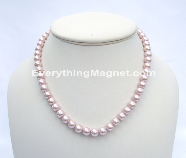 Magnetic Beaded Pearls Necklace - BPN11