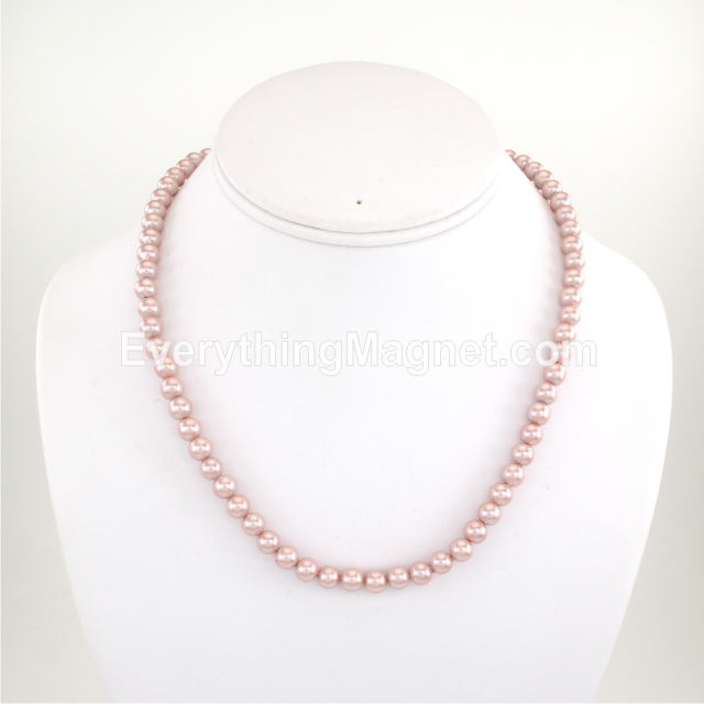 Magnetic Beaded Pearl Necklace - BPN11S