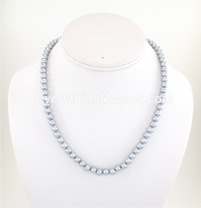 Magnetic Beaded Pearl Necklace – BPN13S