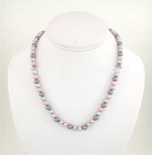 Magnetic Beaded Pearl Necklace – BPN14S