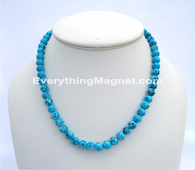 Magnetic Beaded Pearls Necklace - BPN16