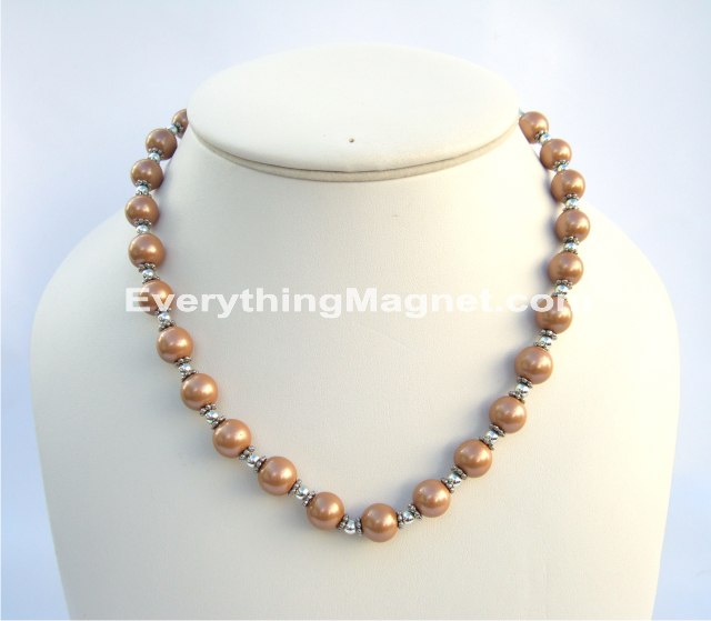 Magnetic Beaded Pearls Necklace – BPN2