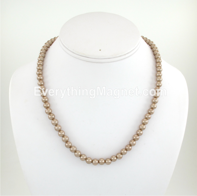 Magnetic Beaded Pearl Necklace – BPN20S