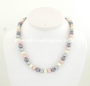 Magnetic Beaded Pearl Necklace – BPN23