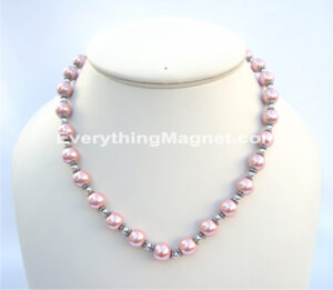 Magnetic Beaded Pearls Necklace – BPN3