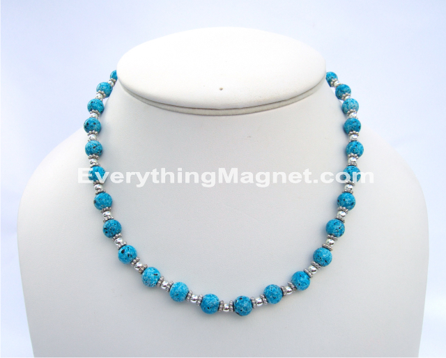 Magnetic Beaded Pearls Necklace - BPN6