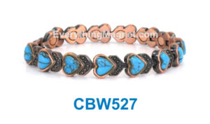 Magnetic Copper Bracelet – Turquoise Gemstone – CBW527