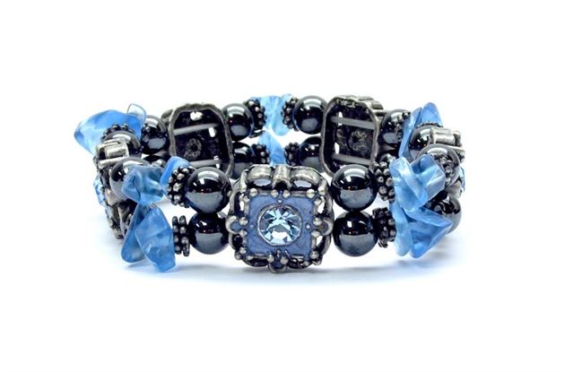 High Power Magnetic Fancy Beaded Bracelet - FBB100