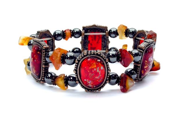 High Power Magnetic Fancy Beaded Bracelet - FBB103