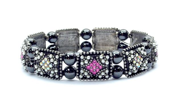 High Power Magnetic Fancy Beaded Bracelet - FBB113