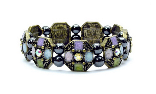High Power Magnetic Fancy Beaded Bracelet - FBB120