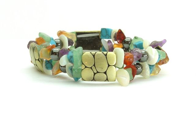 High Power Magnetic Fancy Beaded Bracelet - FBB136
