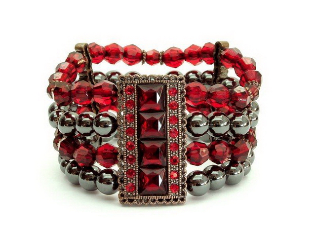 High Power Magnetic Fancy Beaded Bracelet - FBB141