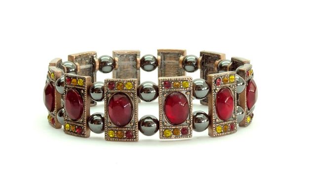 High Power Magnetic Fancy Beaded Bracelet - FBB157