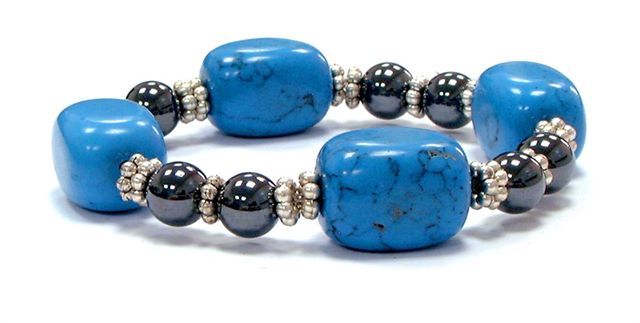High Power Magnetic Fancy Beaded Bracelet - FBB24