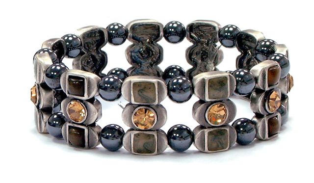 High Power Magnetic Fancy Beaded Bracelet - FBB3
