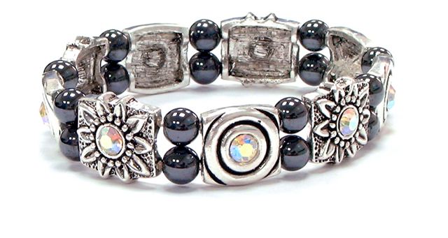 High Power Magnetic Fancy Beaded Bracelet - FBB32