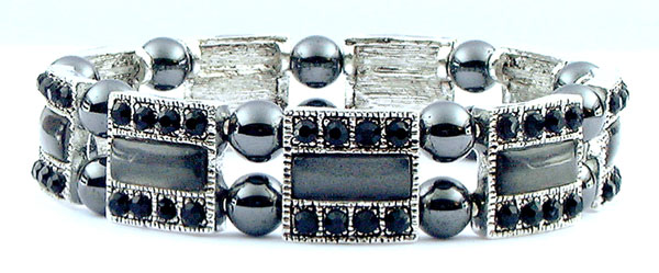 High Power Magnetic Fancy Beaded Bracelet - FBB38