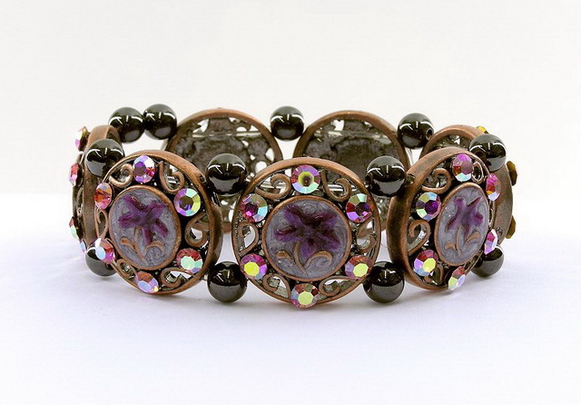High Power Magnetic Fancy Beaded Bracelet - FBB381A